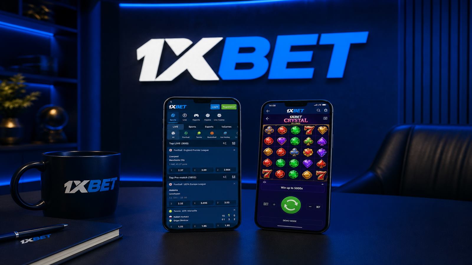 1xBet app promo